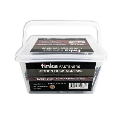 Саморезы Finka Hidden Deck Screws C4 75 mm (700 шт)