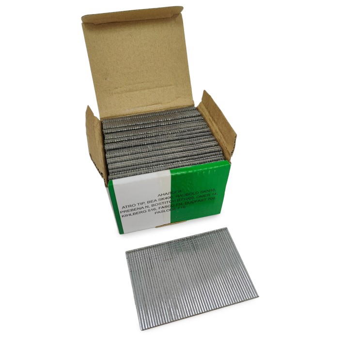 Отделочные гвозди Sherman 16ga 55 мм (Цинк 2500 шт)